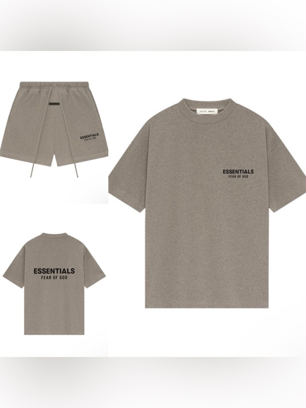 Brand new Essential Homestead Heather tee shirt/short set size XL